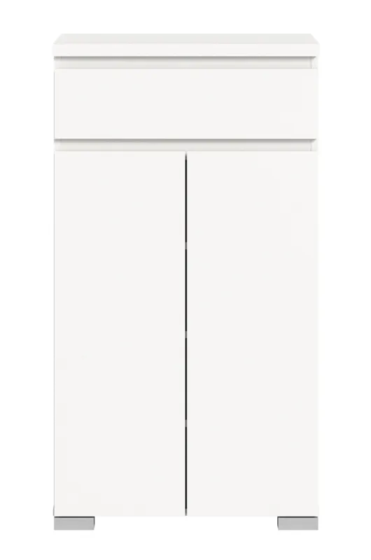 Schuhkommode Shoelove mit Schubkasten | weiß | ohne Beleuchtung 60 cm x 109 cm x 40 cm