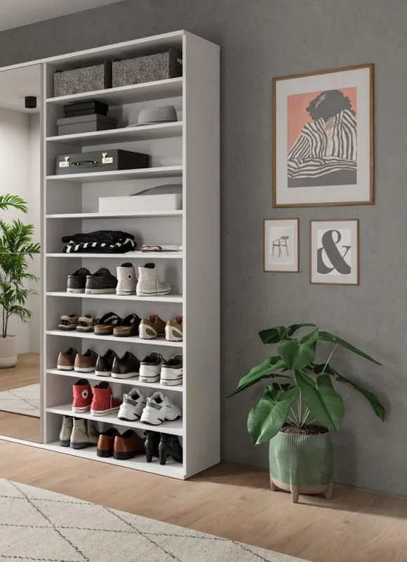 Schuhregal Projekt X | weiß