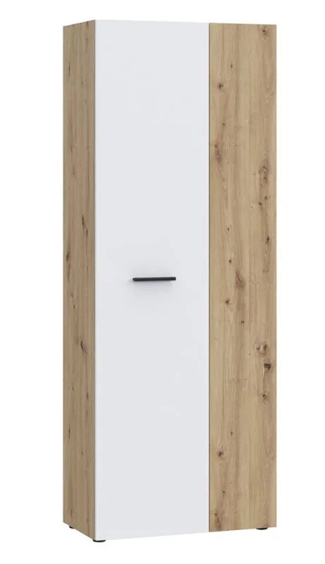 Schuhschrank Drehtürenschrank Net106 | 2-türig | weiß / Artisan Eiche