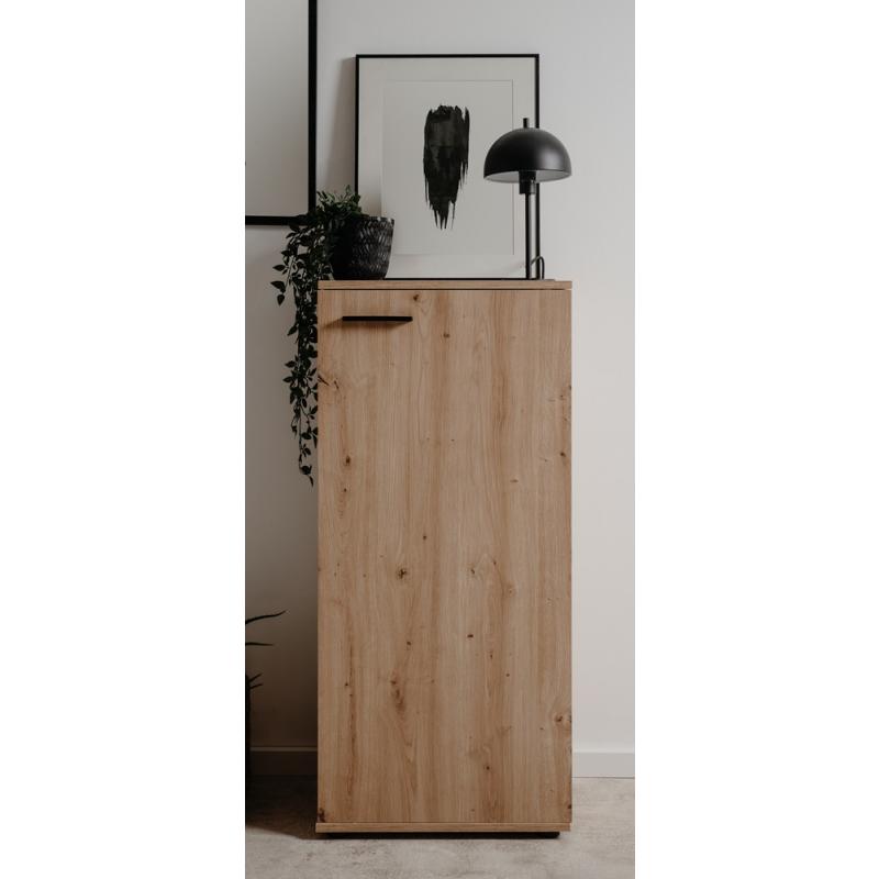 Schuhschrank Satos | Artisan Oak | 50 cm x 110 cm x 34 cm