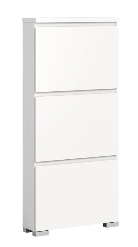 Schuhschrank Shoelove | weiß | mit Beleuchtung 60 cm x 130 cm x 18 cm