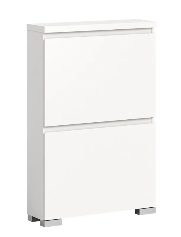 Schuhschrank Shoelove | weiß | mit Beleuchtung 60 cm x 88 cm x 18 cm