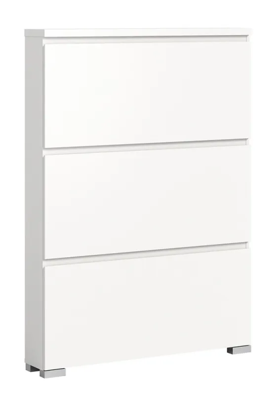 Schuhschrank Shoelove | weiß | mit Beleuchtung 95 cm x 130 cm x 18 cm