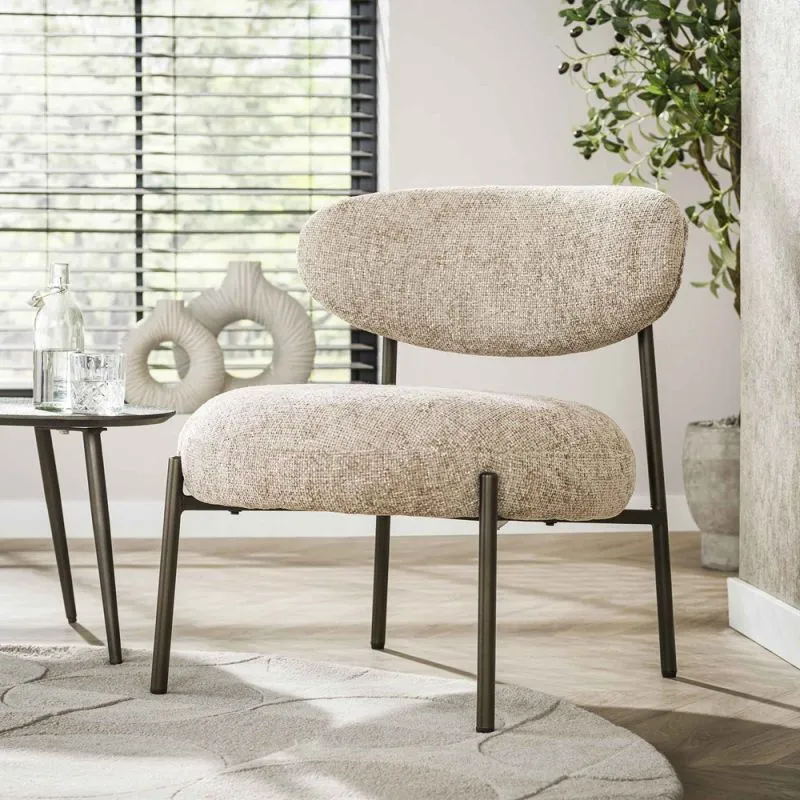 Sessel Elysia | Cargo Stoff / Strukturgewebe | sand