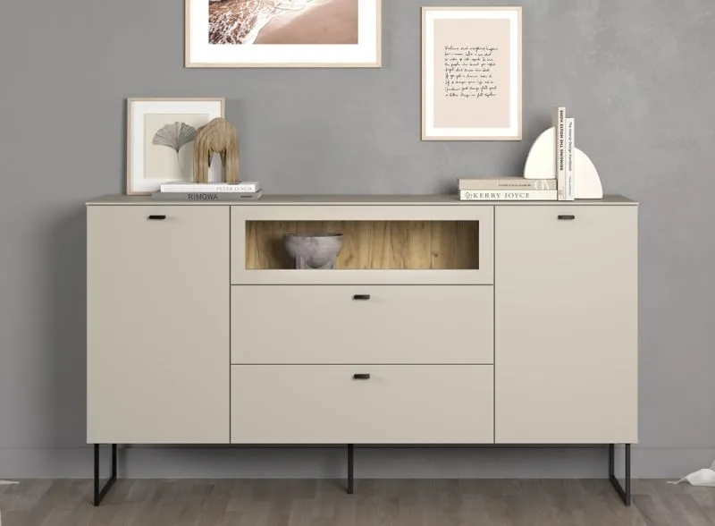 Sideboard Bellugi, Cashmere Dekor