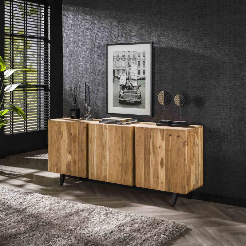 Sideboard Berbi | Akazie massiv | natur