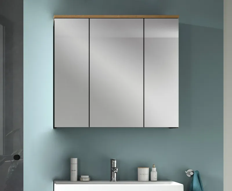 Spiegelschrank Canu | Artisan Eiche / Basalt grau | ohne Aufsatzleuchte