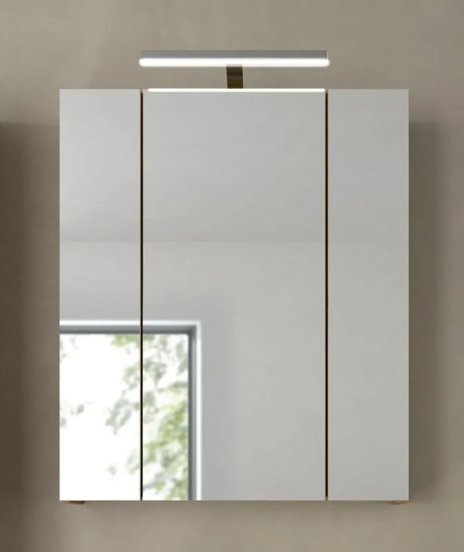 Spiegelschrank inkl. Beleuchtung Ice | Artisan Oak