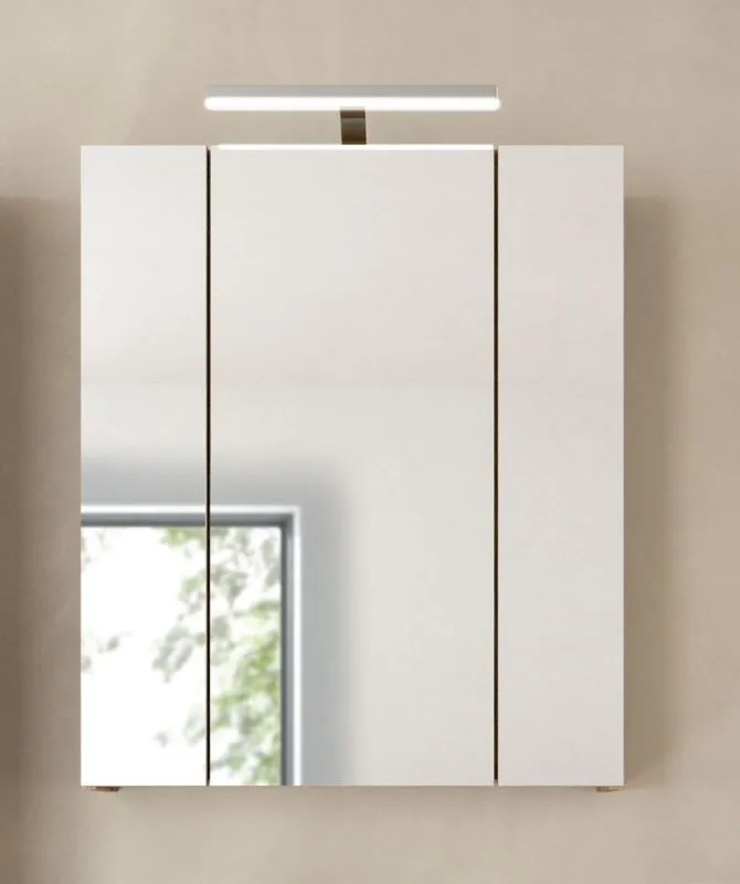 Spiegelschrank inkl. Beleuchtung Ice | Nox Oak