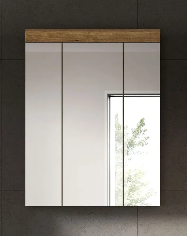 Spiegelschrank Scout | Evoak Oak mit Aufsatzleuchte