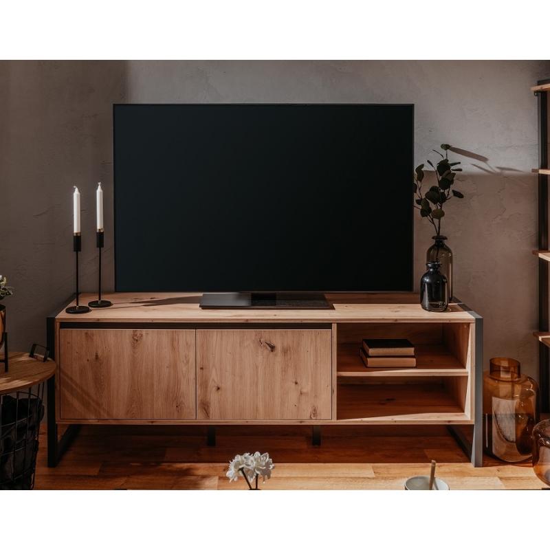 TV-Board Denver | Artisan Oak / anthrazit | Industrial Look