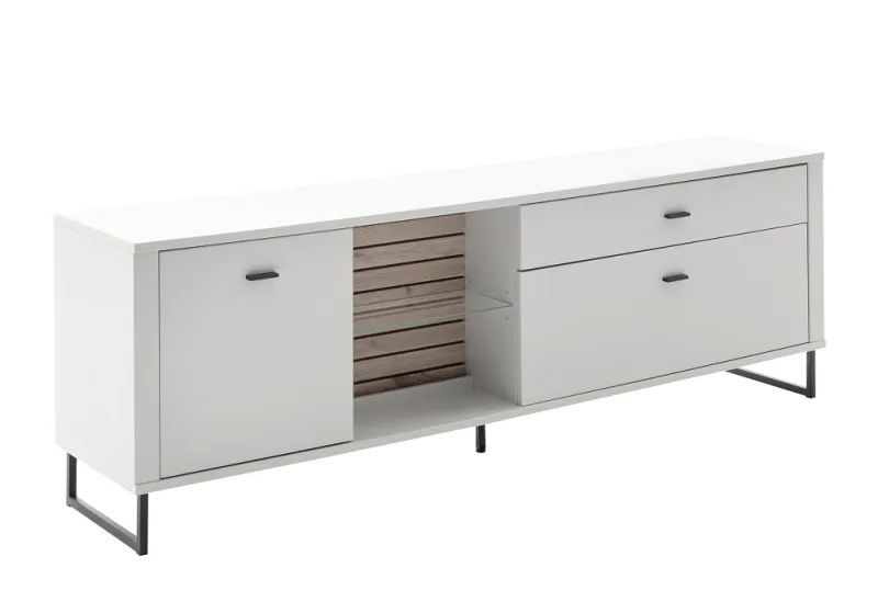TV-Board Louisiana | Modern White | ohne Beleuchtung