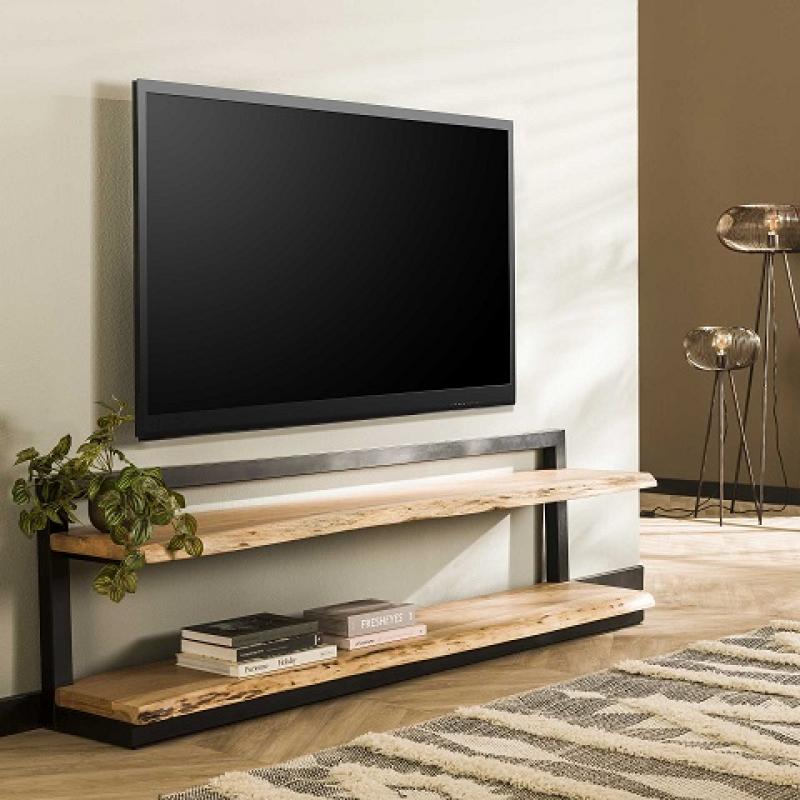 TV-Board Shani | Akazie massiv | naturell