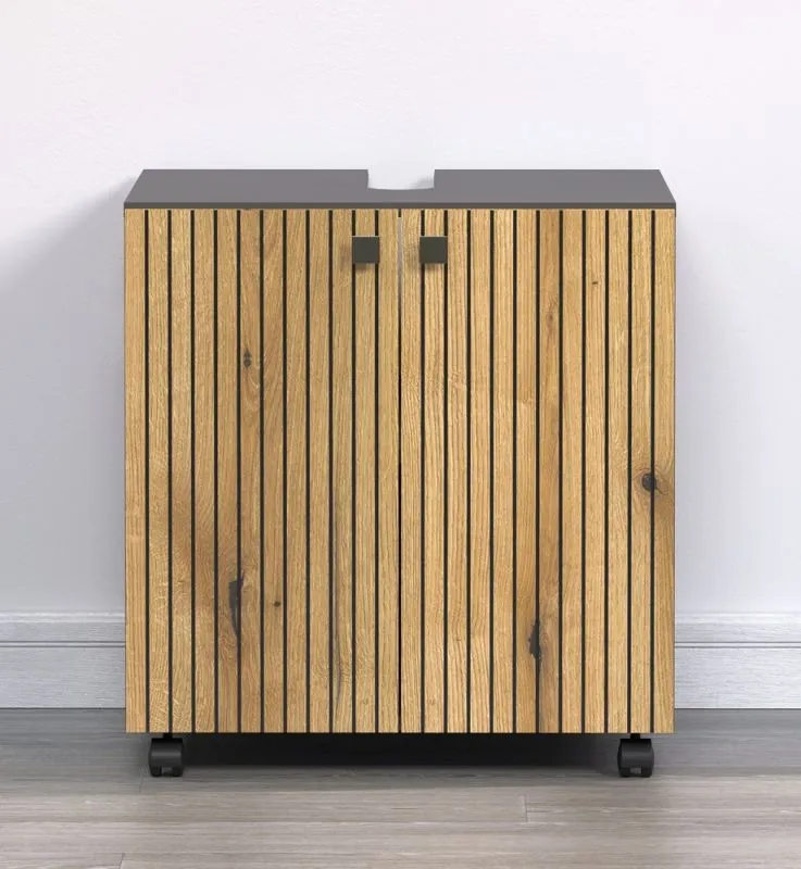 Waschbeckenunterschrank Pure Bliss 1, Evoke Eiche Dekor