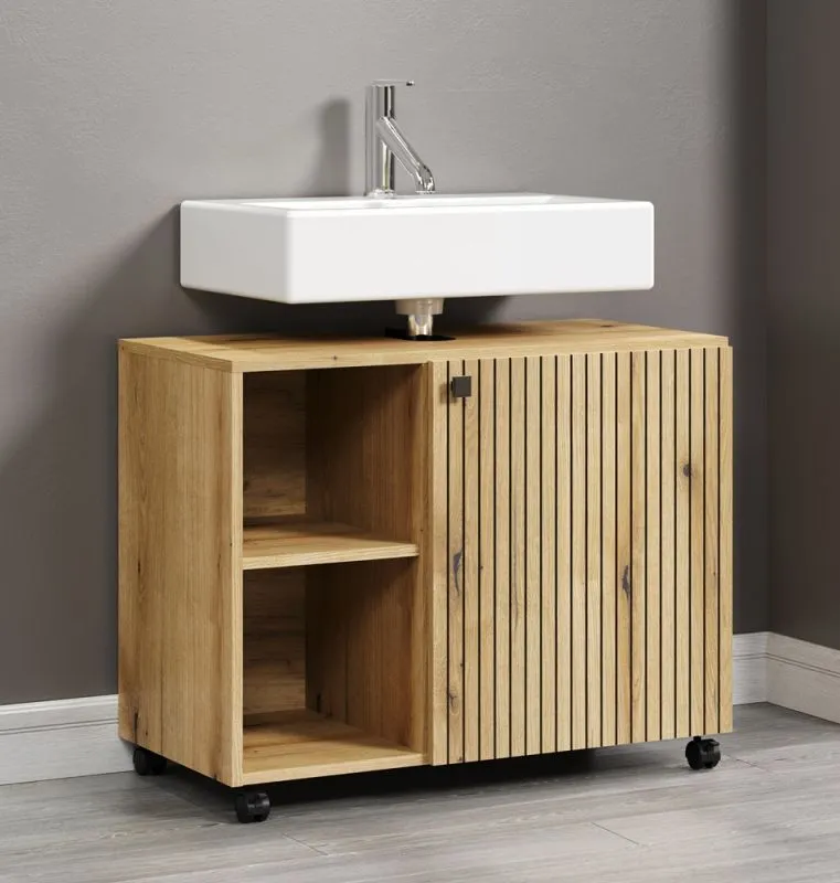 Waschbeckenunterschrank Pure Bliss | Evoke Eiche | 80 cm