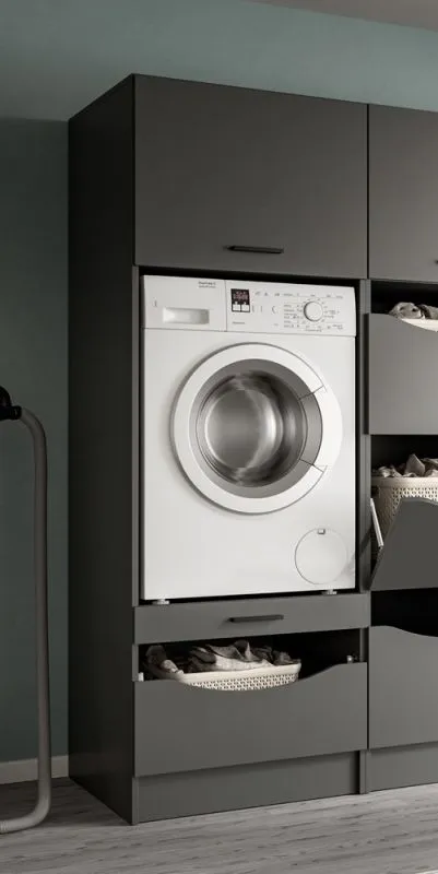 Waschmaschinenschrank Free | anthrazit