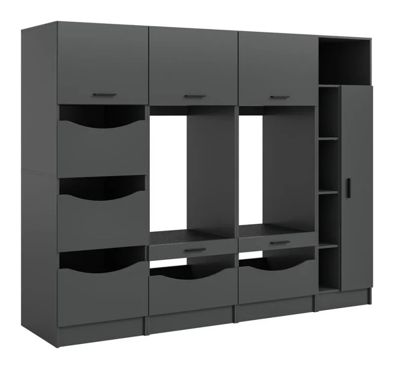 Waschmaschinenumbau Set Free 2 | anthrazit | 4-teilig