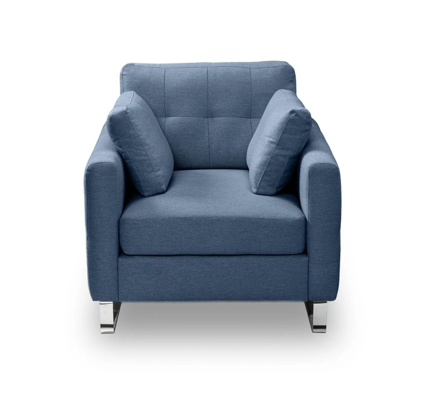 1,5-Sitzer Polstersofa Hera | 93cm | Flachgewebe | dunkelblau
