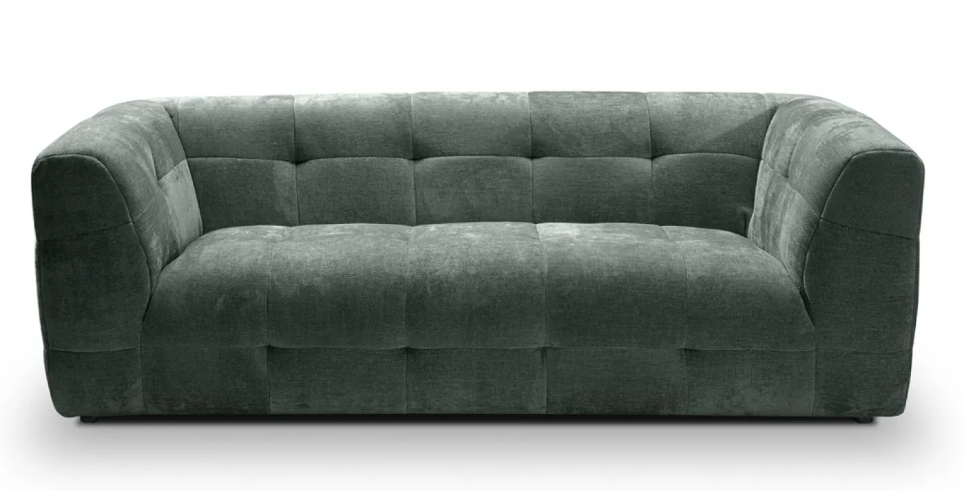 2,5-Sitzer Polstersofa Tenso | 217cm | Strukturstoff | petrol
