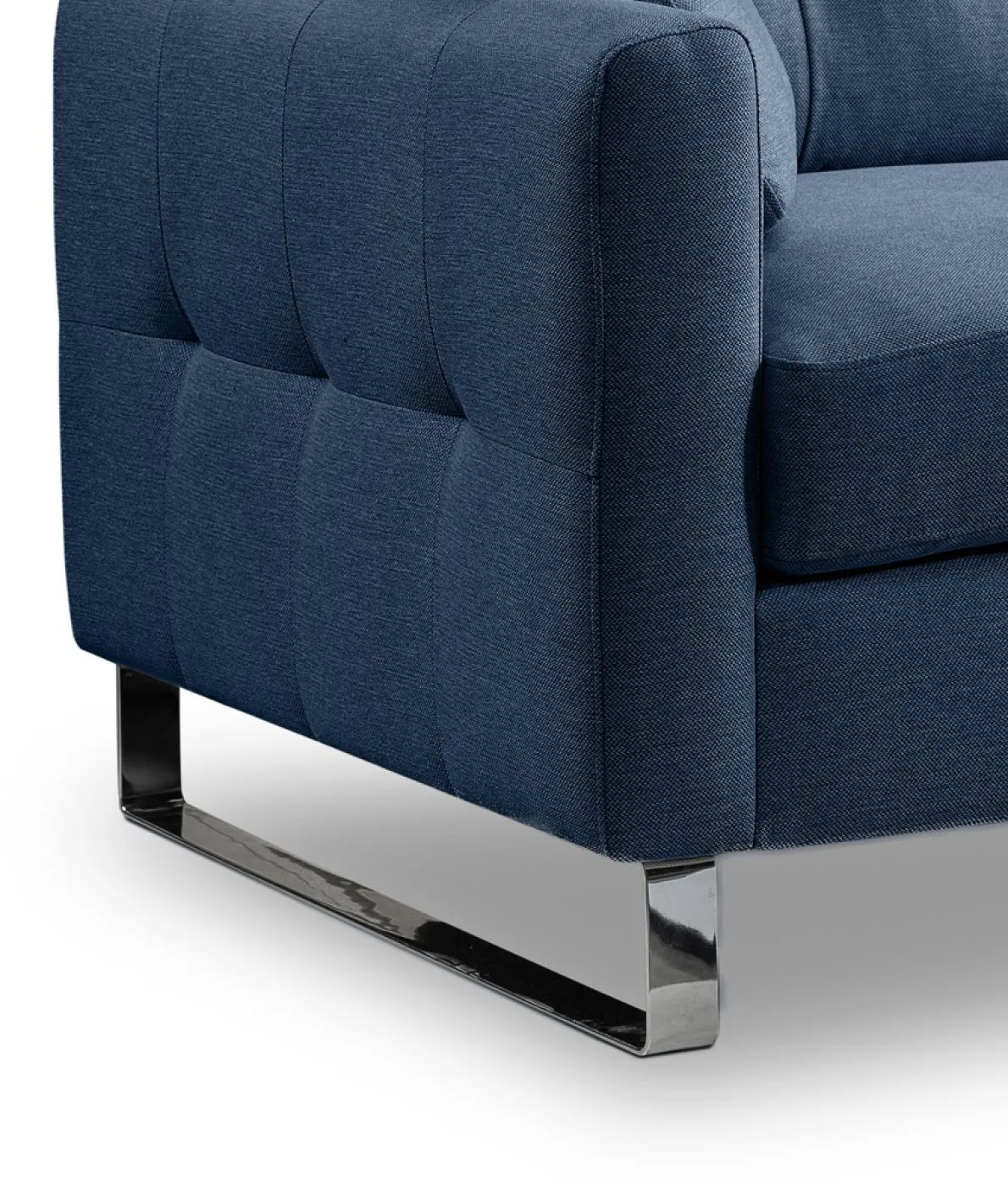 2-Sitzer Polstersofa Hera | 175cm | Flachgewebe | dunkelblau