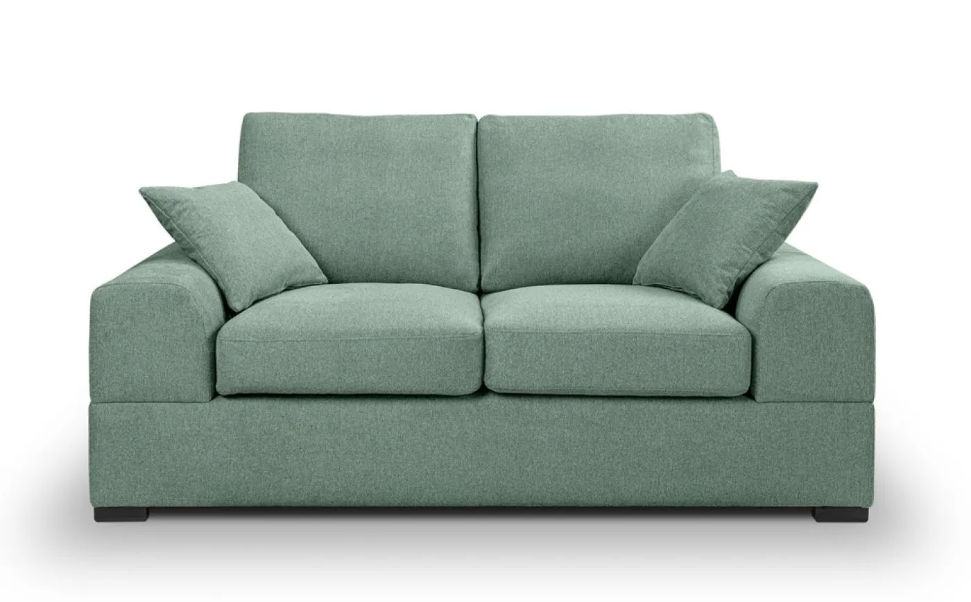 2-Sitzer Polstersofa Veda | 182cm | Strukturstoff | petrol