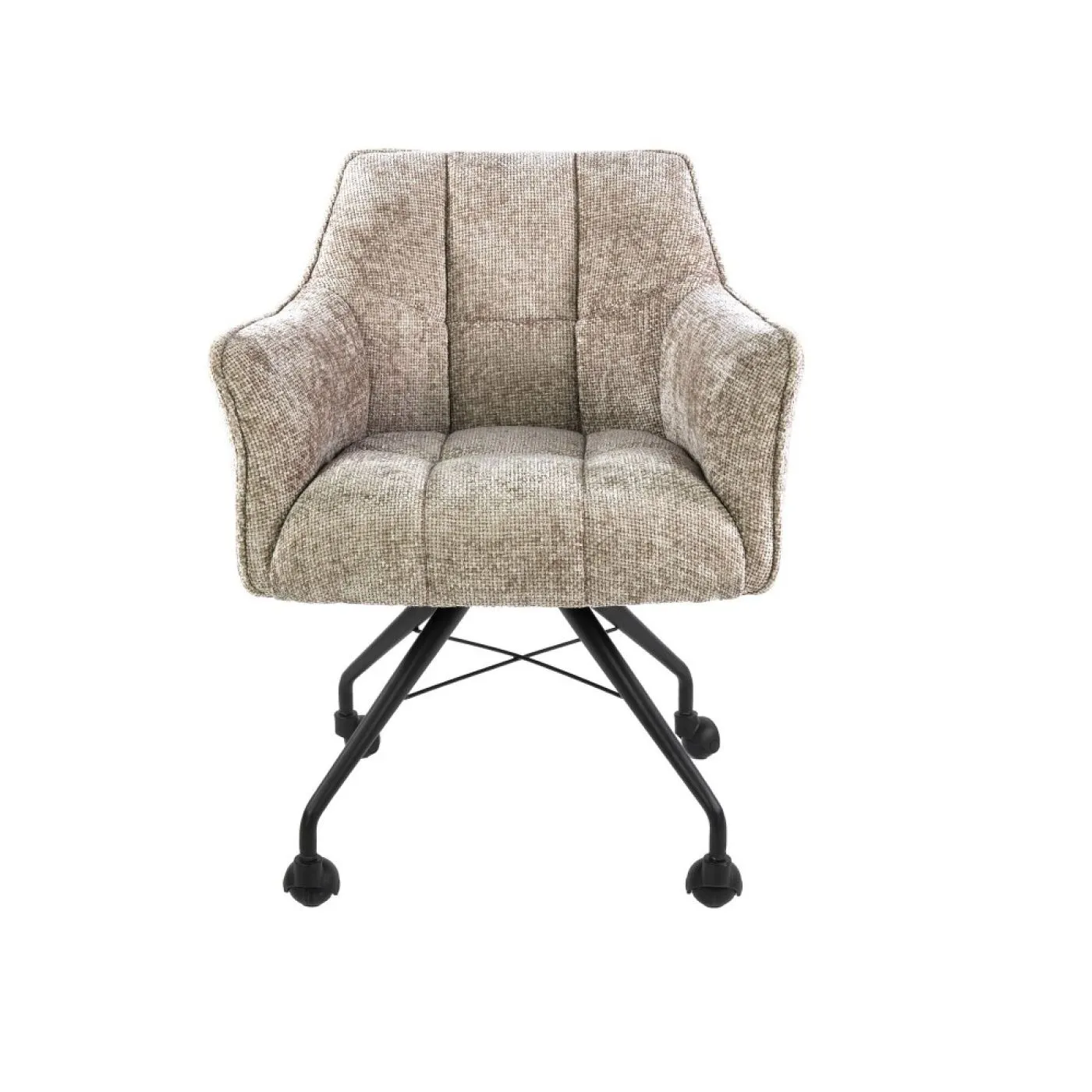 2er Set Stuhl Joli | mit Rollen | Hoven sand