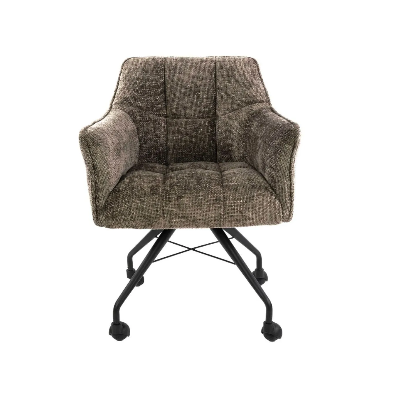 2er Set Stuhl Joli | mit Rollen | Hoven taupe