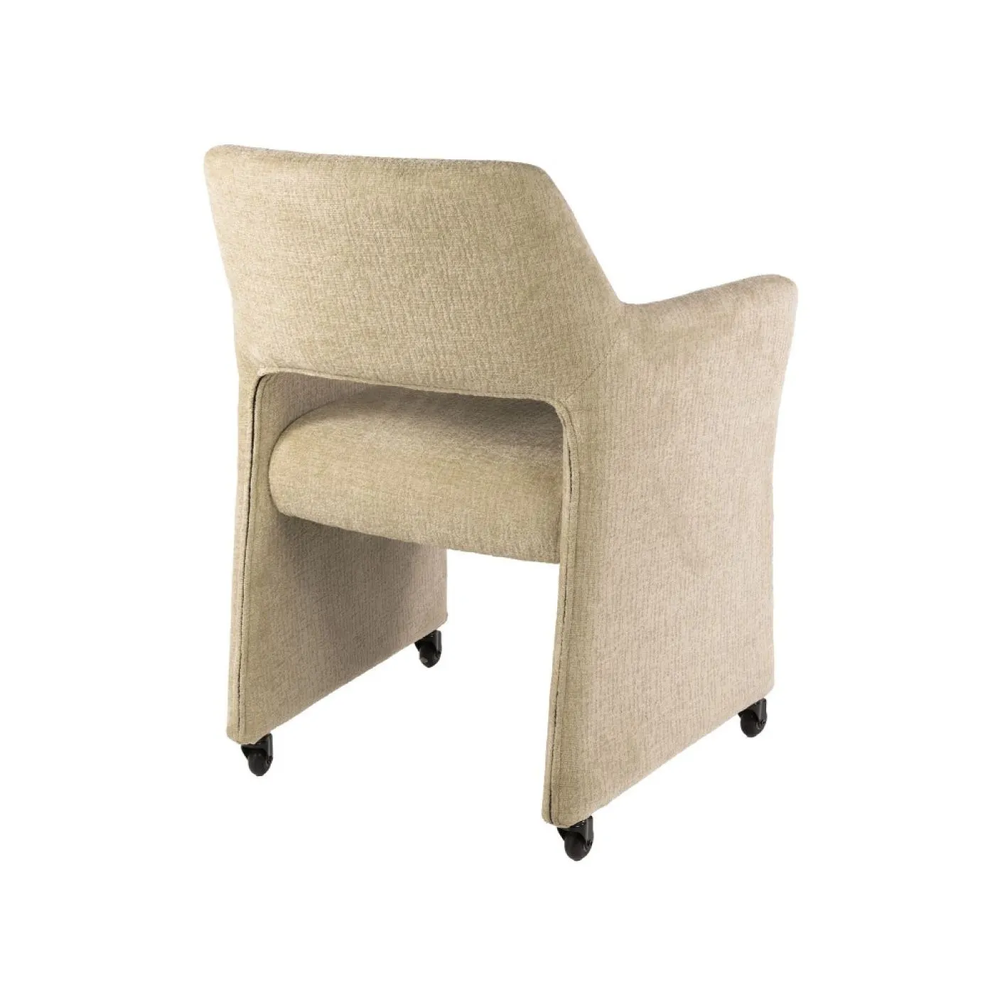 2er Set Stuhl Palio | mit Rollen | Jaroq sand