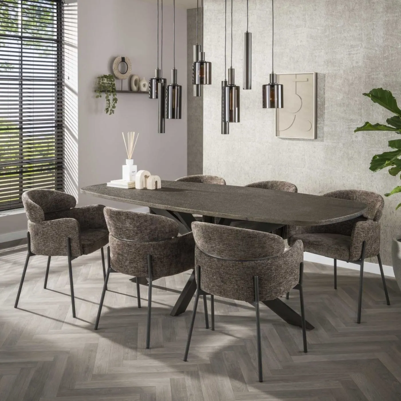 2er Set Stuhl Setka | Hoven taupe