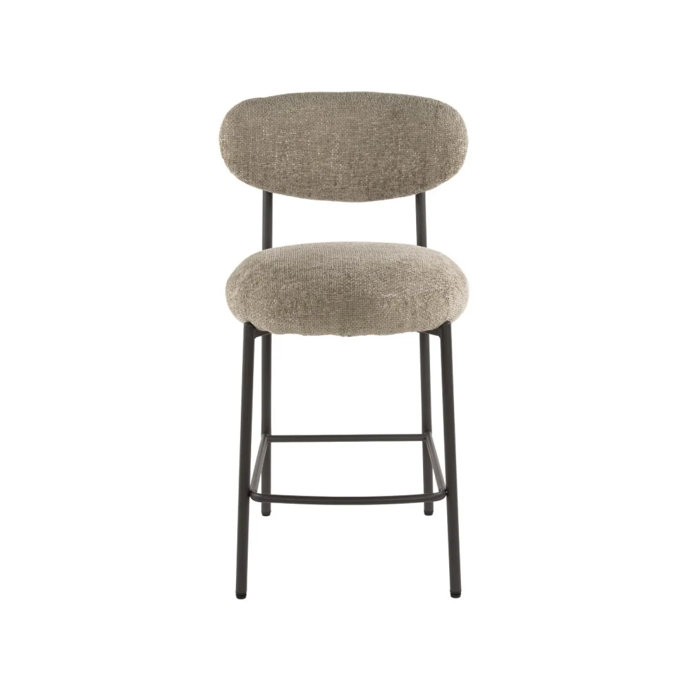2er Set Barhocker Elysia | Cargo Stoff / Strukturgewebe | Sand