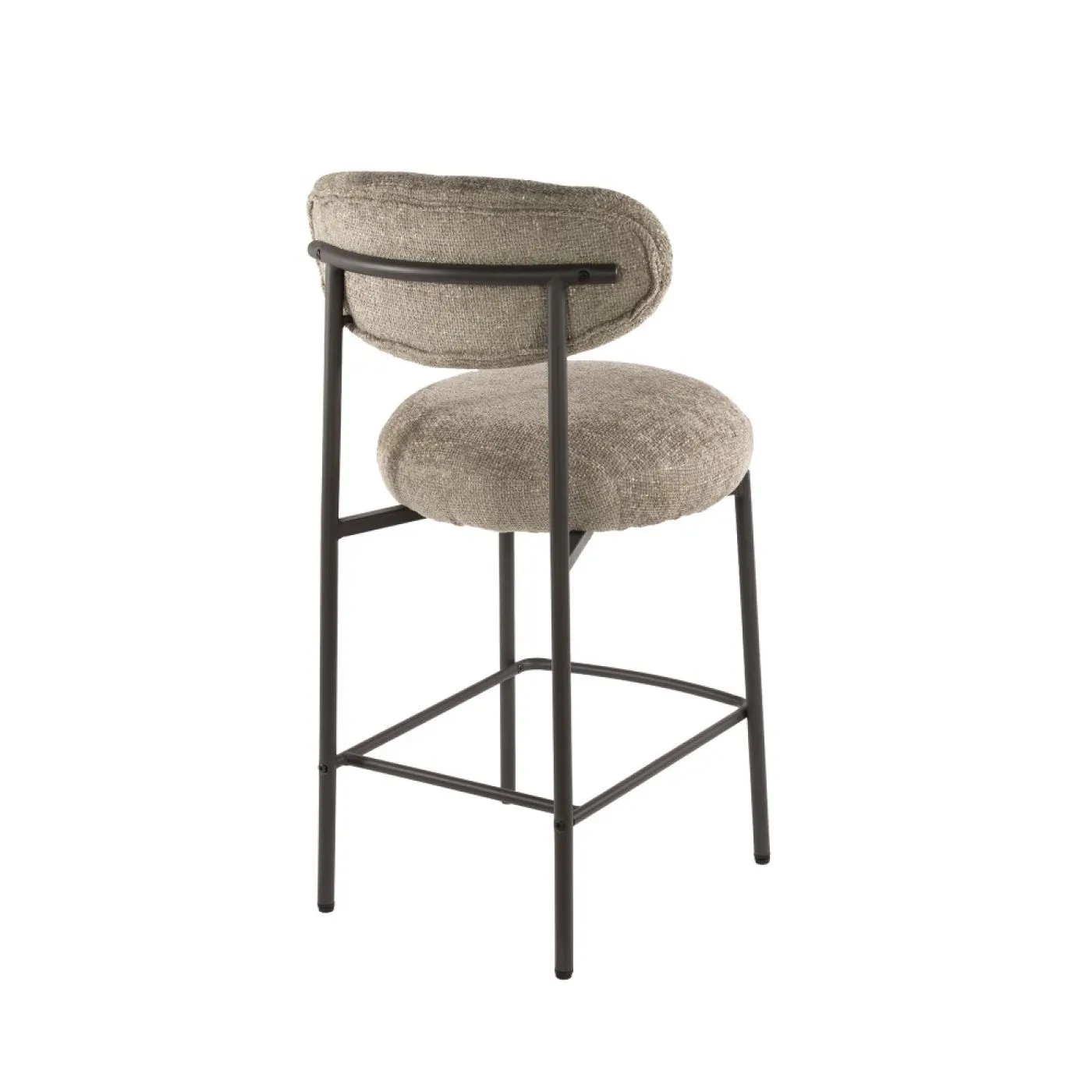 2er Set Barhocker Elysia | Cargo Stoff / Strukturgewebe | Sand