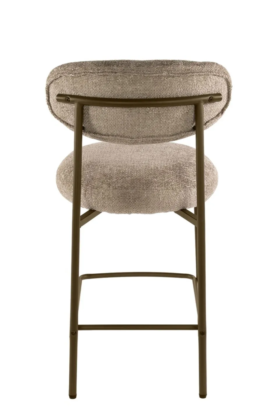 2er Set Barhocker Elysia | Cargo Stoff / Strukturgewebe | sand-braun