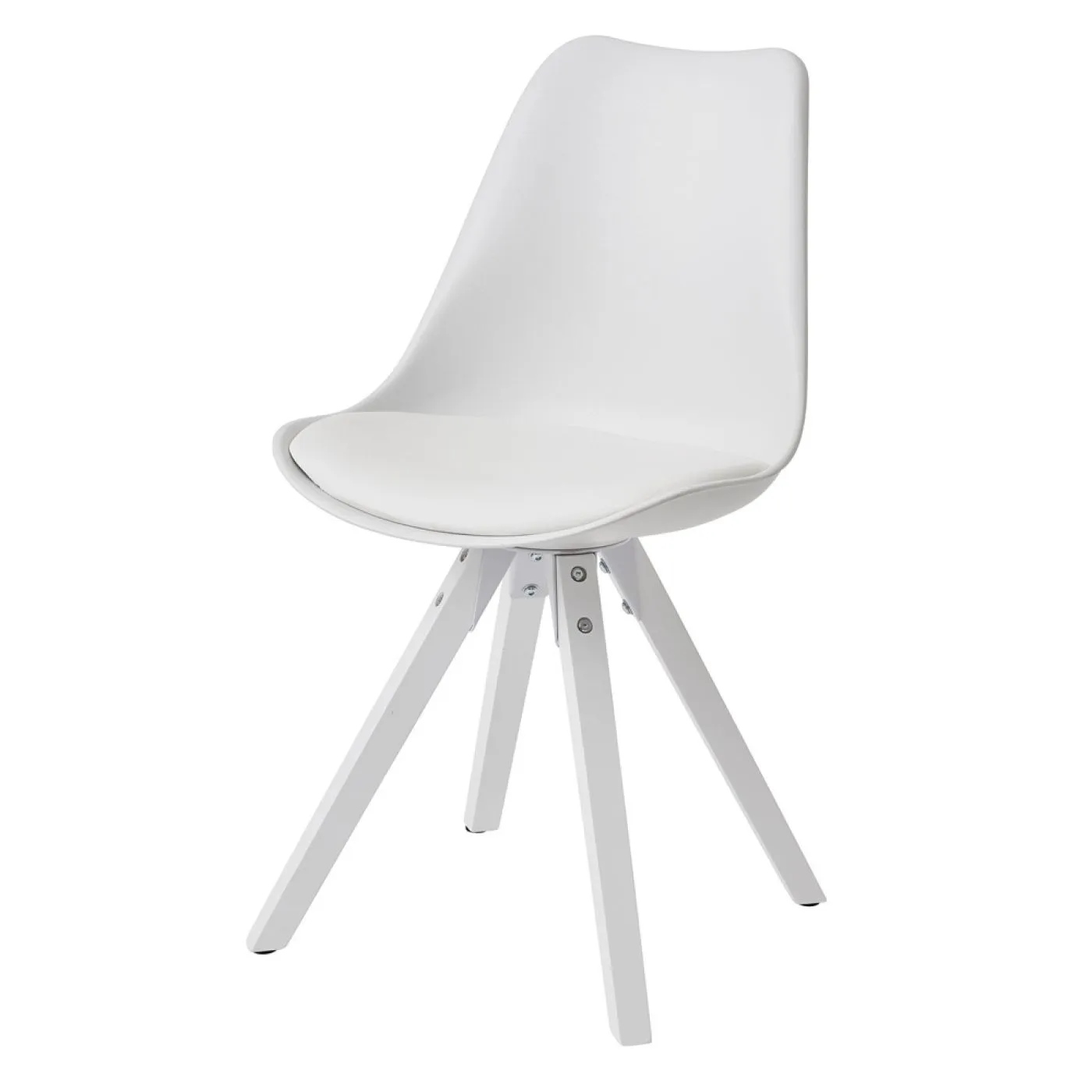 2er Set Esszimmerstuhl Avanti | Kunstleder | weiß