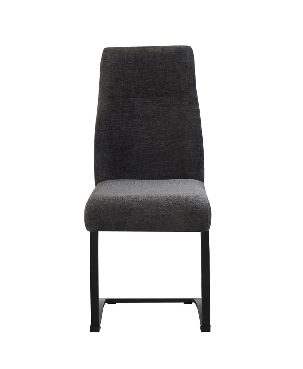 2er Set Freischwinger Tina | Strukturstoff | anthrazit