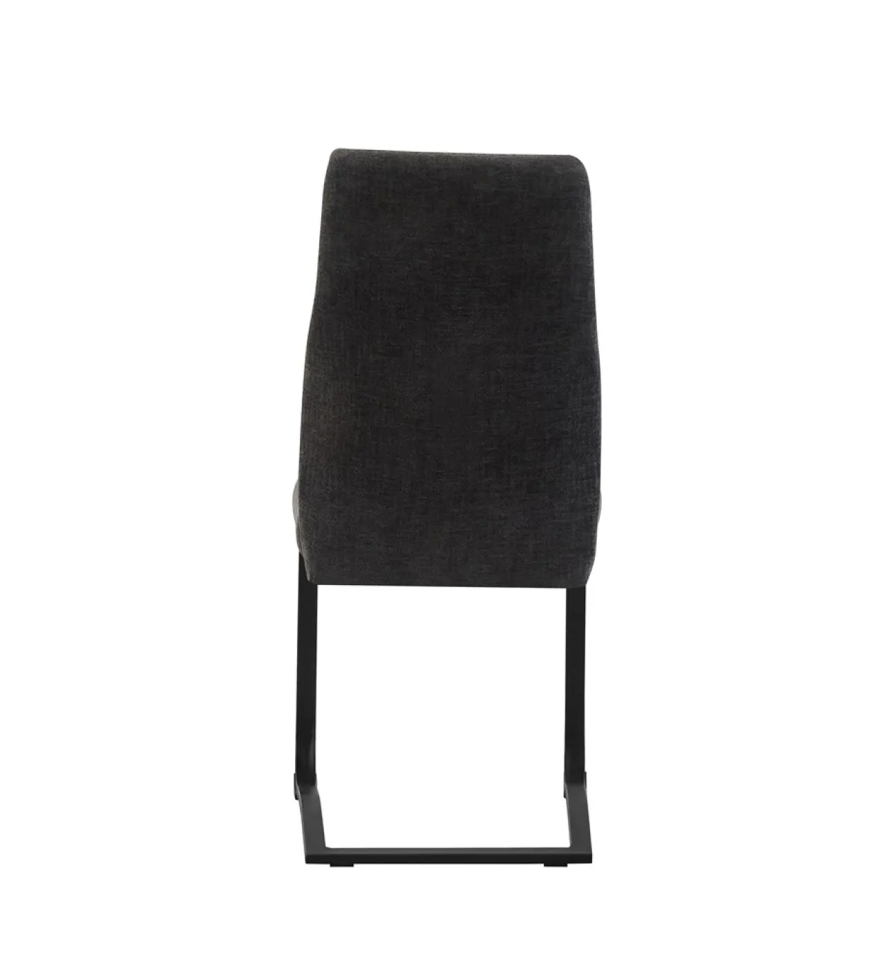 2er Set Freischwinger Tina | Strukturstoff | anthrazit