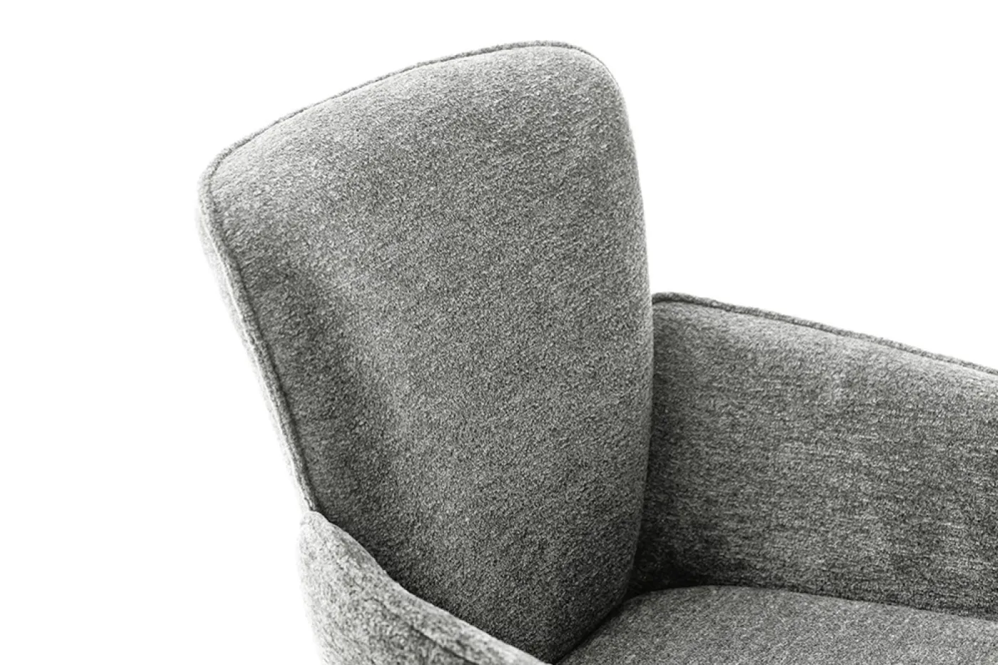 2er Set Stuhl Amber mit Armlehnen | drehbar | grau