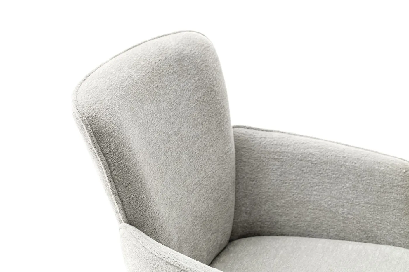 2er Set Stuhl Amber mit Armlehnen | Edelstahl | drehbar | hellgrau