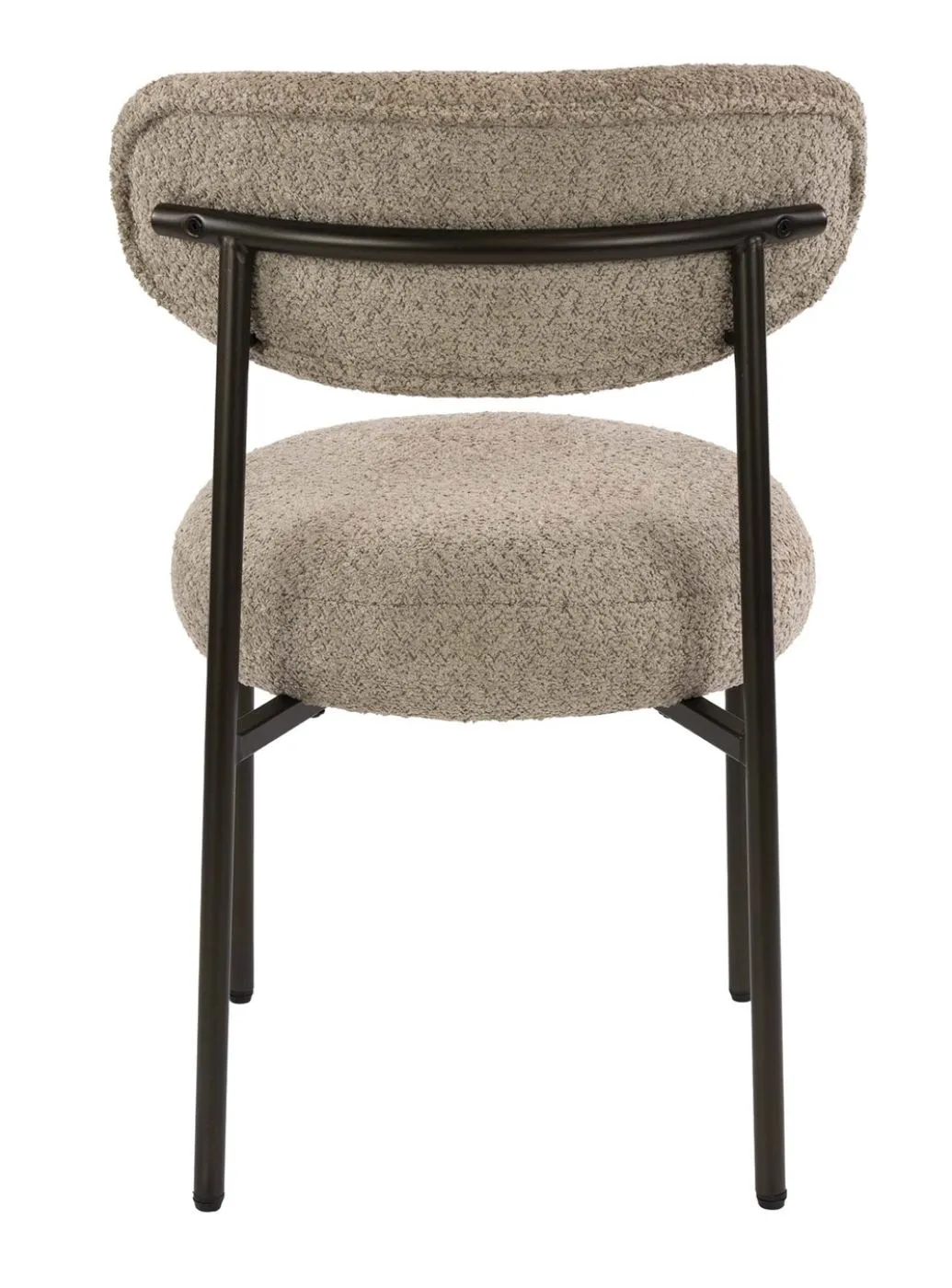 2er Set Stuhl Elysia | Bouclé Stoff | sand-braun