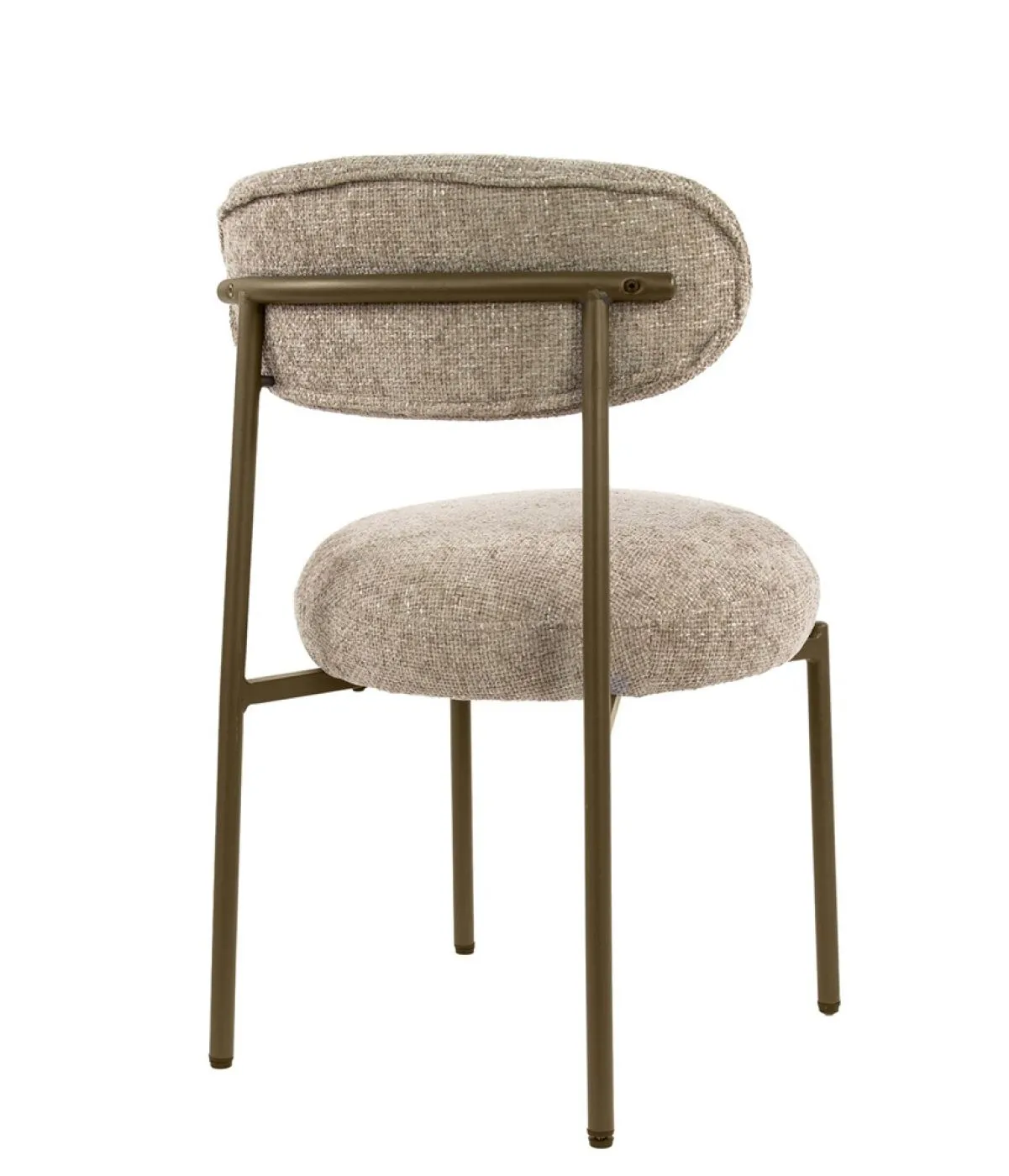 2er Set Stuhl Elysia | Cargo Stoff / Strukturgewebe | sand-braun