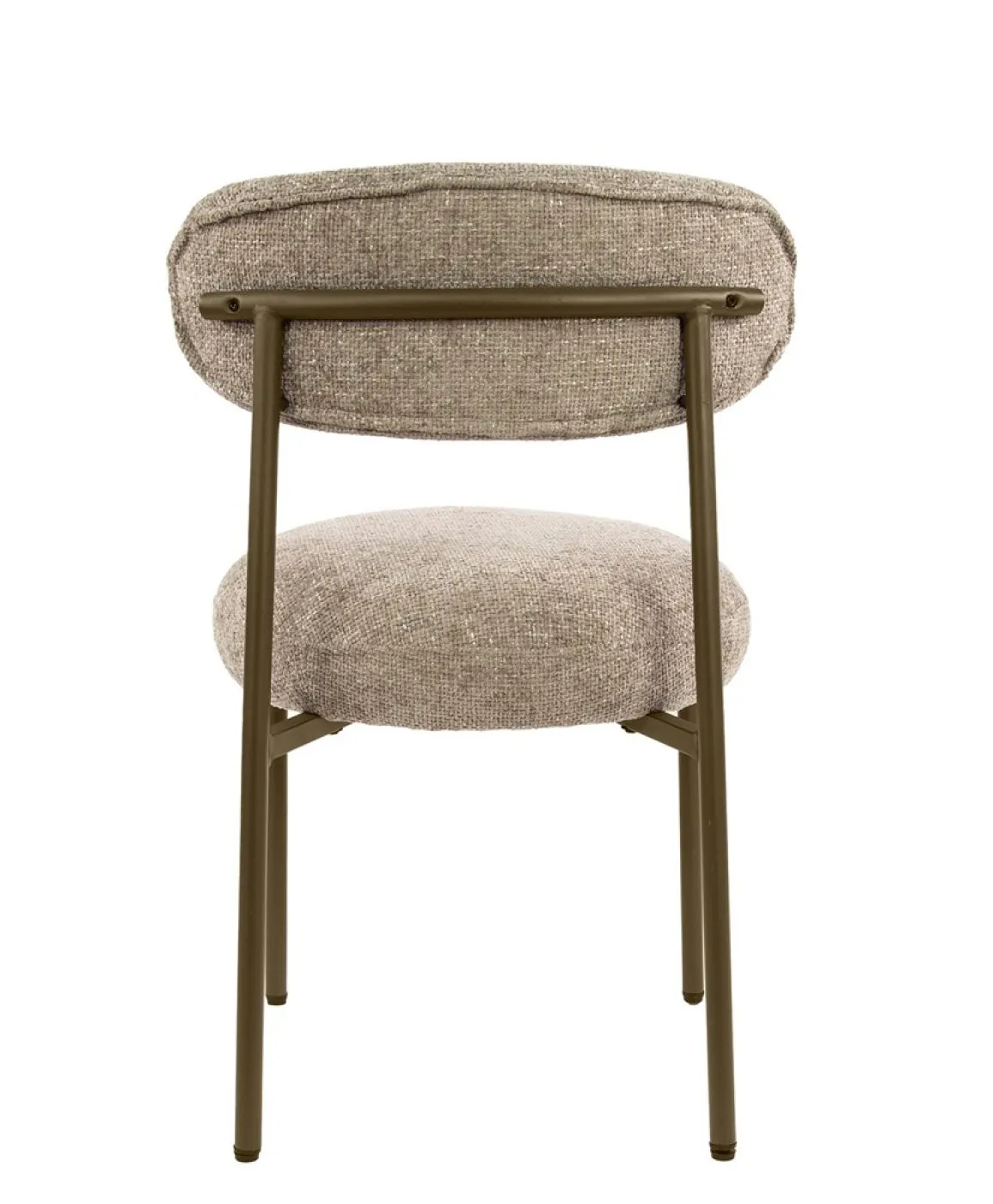 2er Set Stuhl Elysia | Cargo Stoff / Strukturgewebe | sand-braun