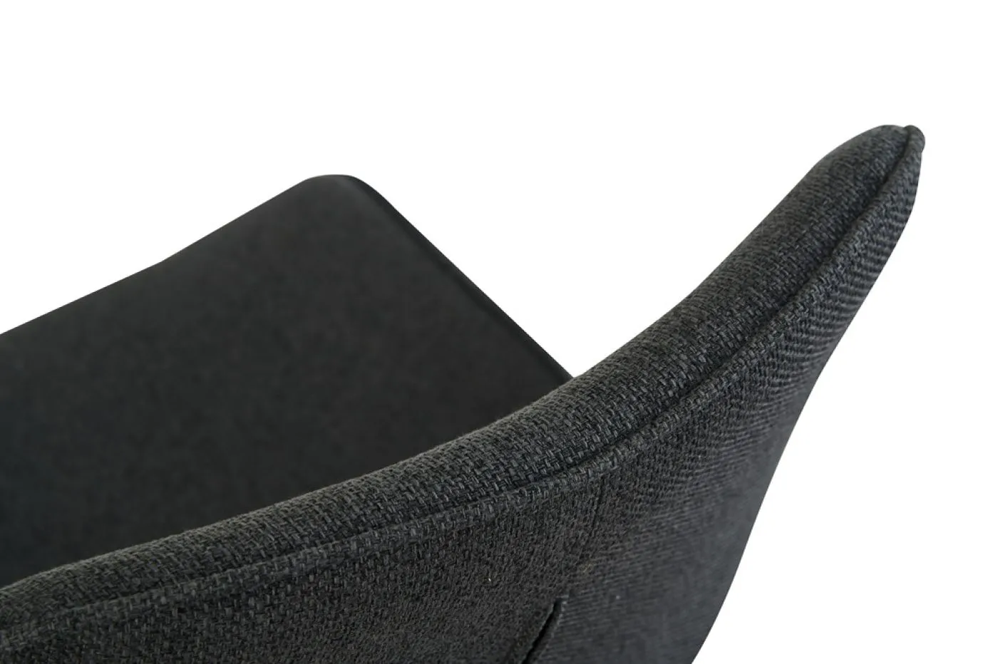 2er Set Stuhl Emilia | Webstoff | drehbar | Anthrazit