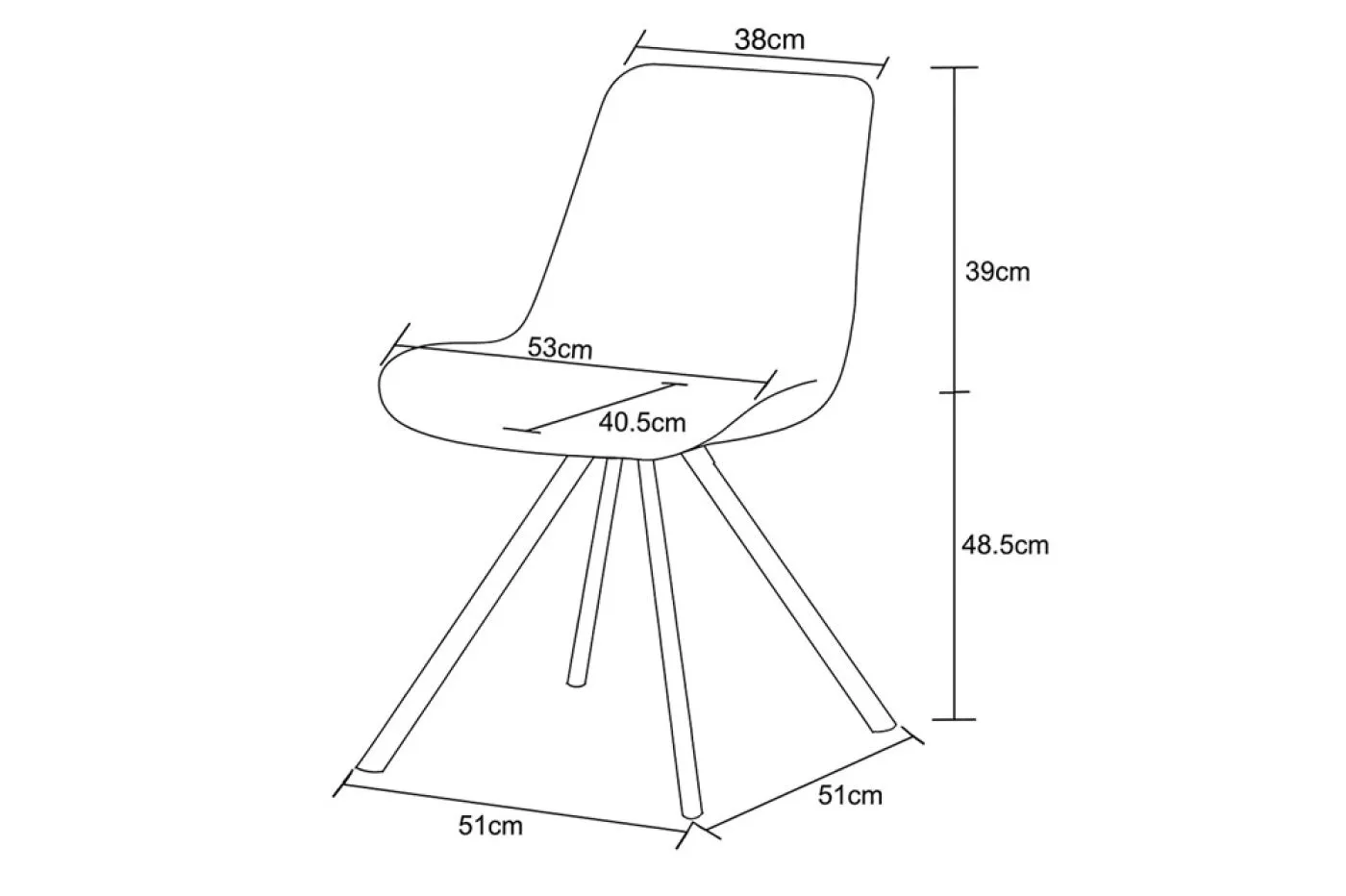 2er Set Stuhl Emilia | Webstoff | drehbar | creme