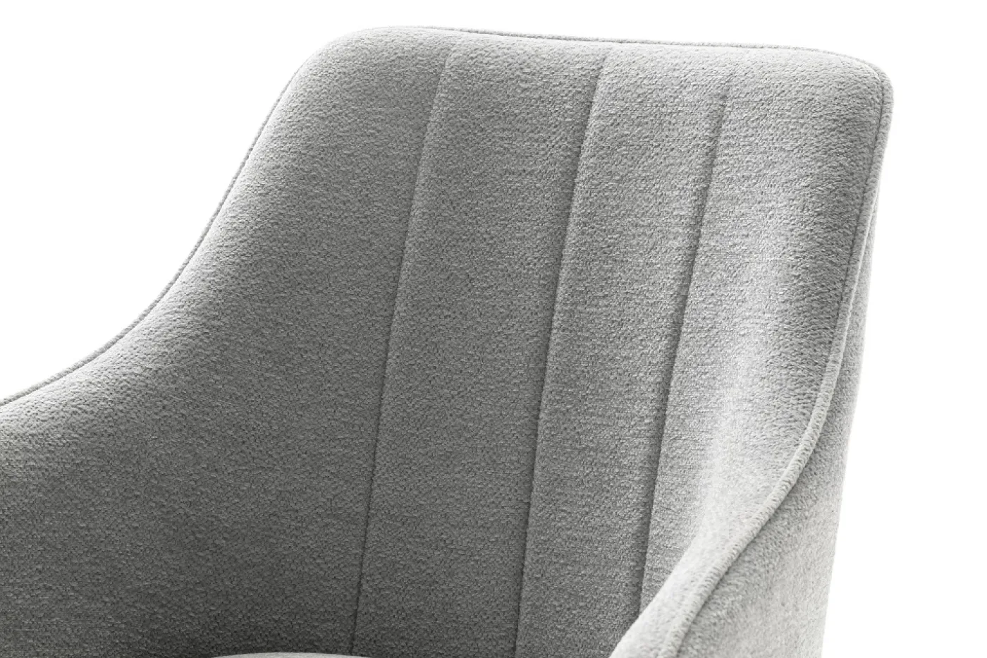 2er Set Stuhl Kasama mit Armlehnen | drehbar | hellgrau