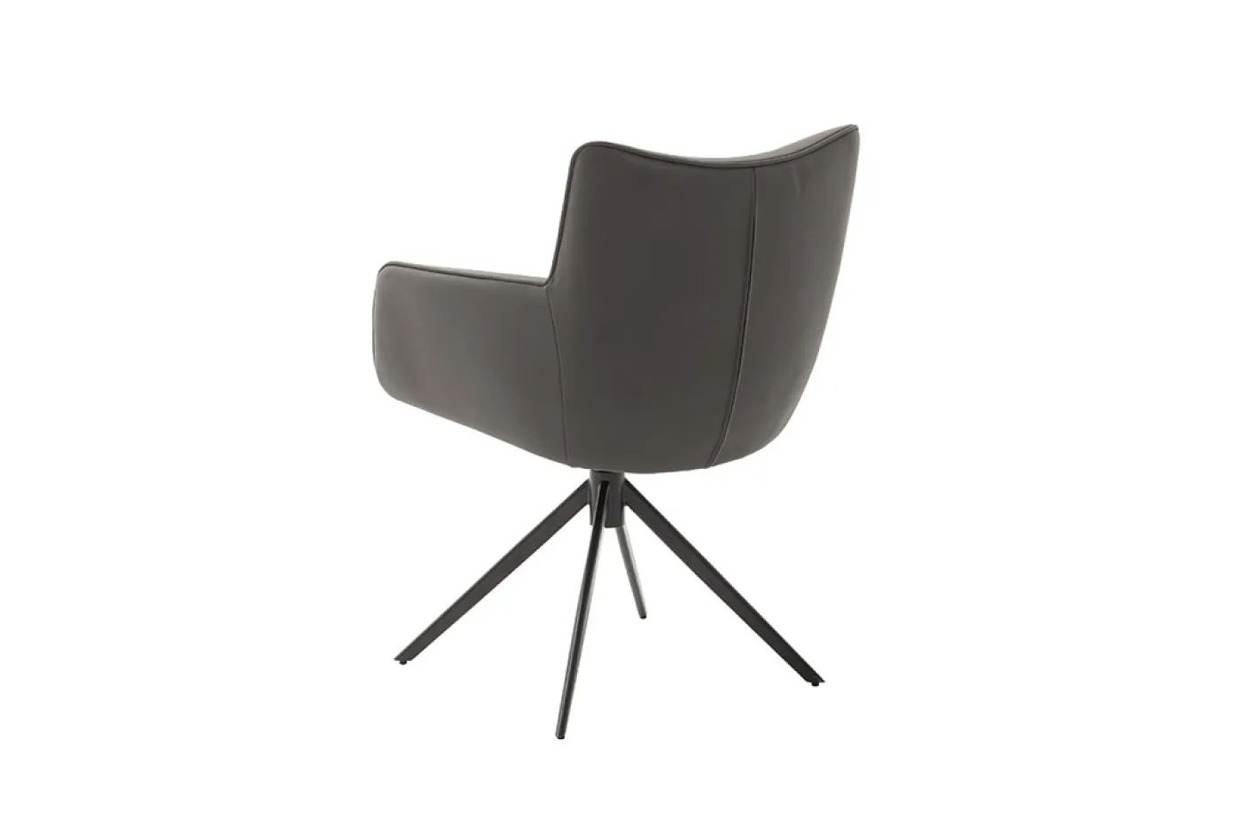 2er Set Stuhl Limone 2 mit Armlehnen | drehbar | anthrazit