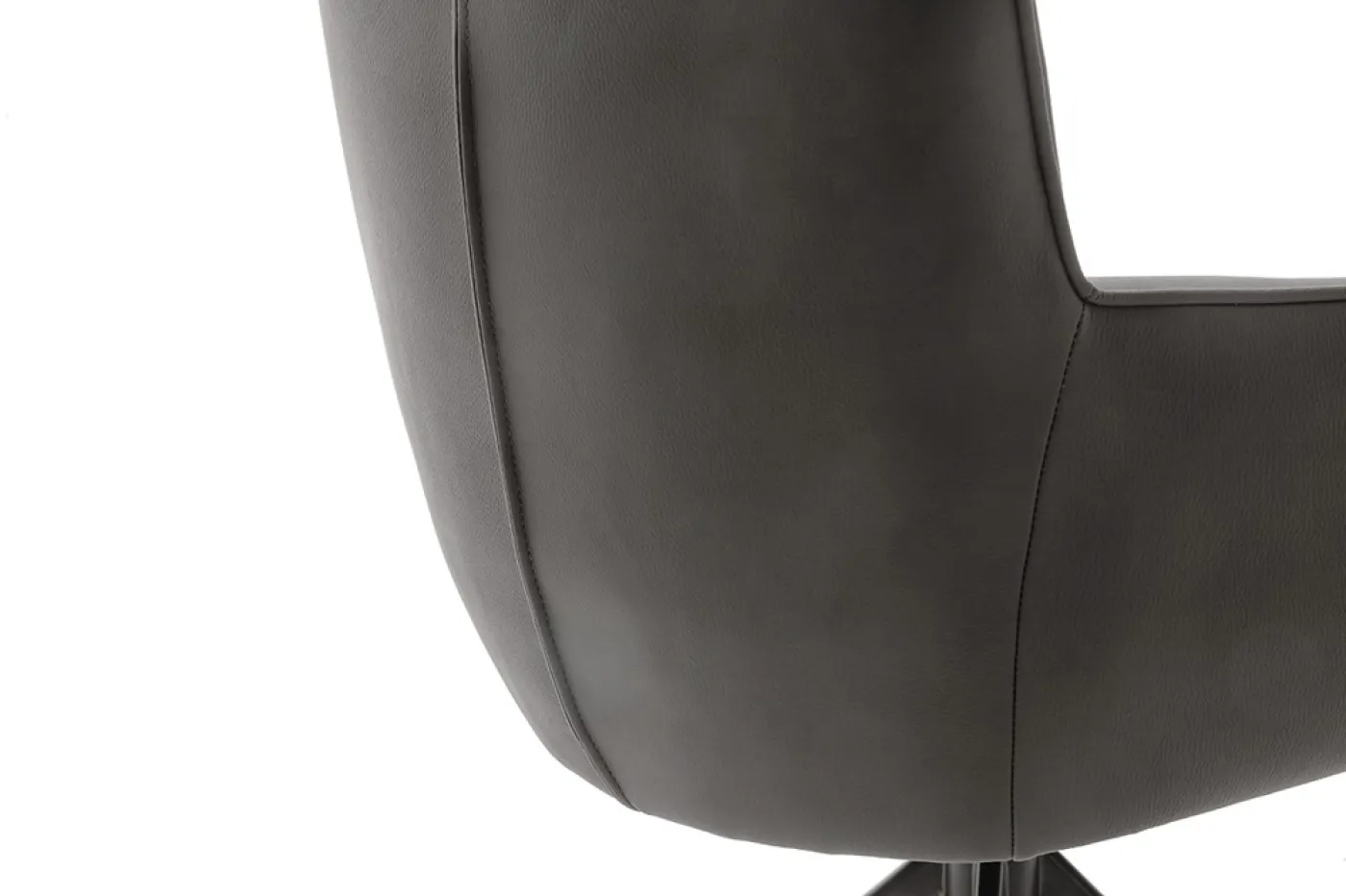 2er Set Stuhl Limone 2 mit Armlehnen | drehbar | anthrazit