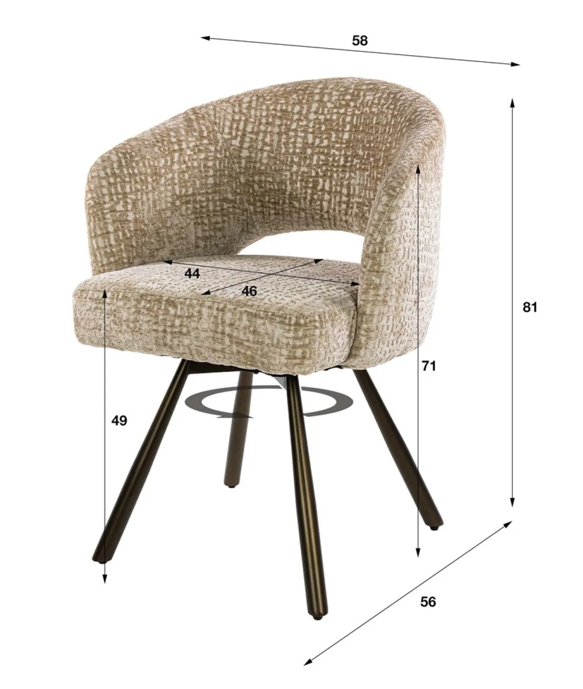 2er Set Stuhl Liva – Ansicht 9