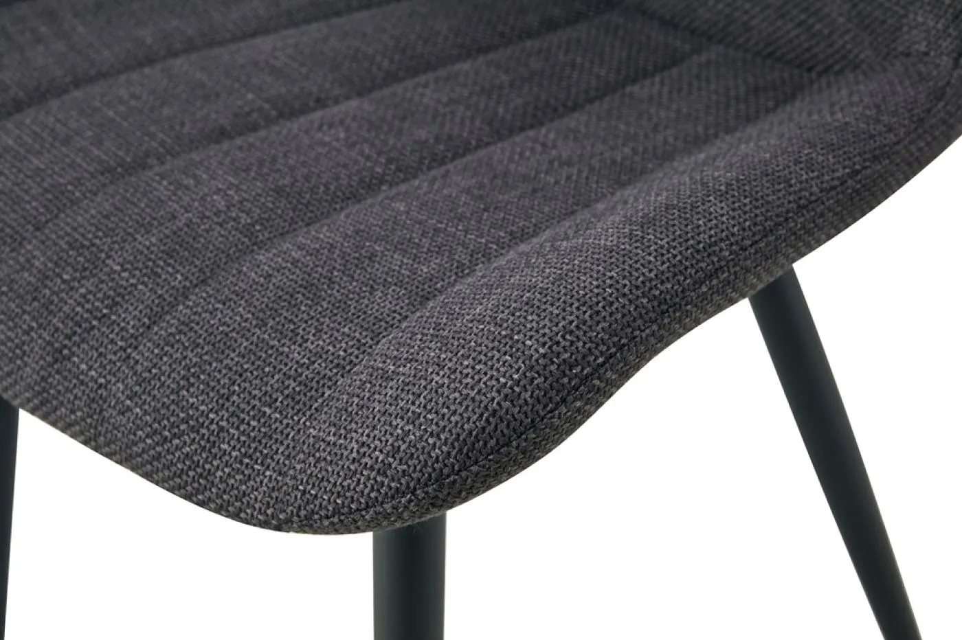 2er Set Stuhl Lotta | Webstoff | Anthrazit