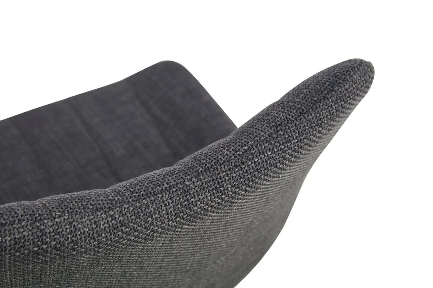 2er Set Stuhl Lotta | Webstoff | Anthrazit