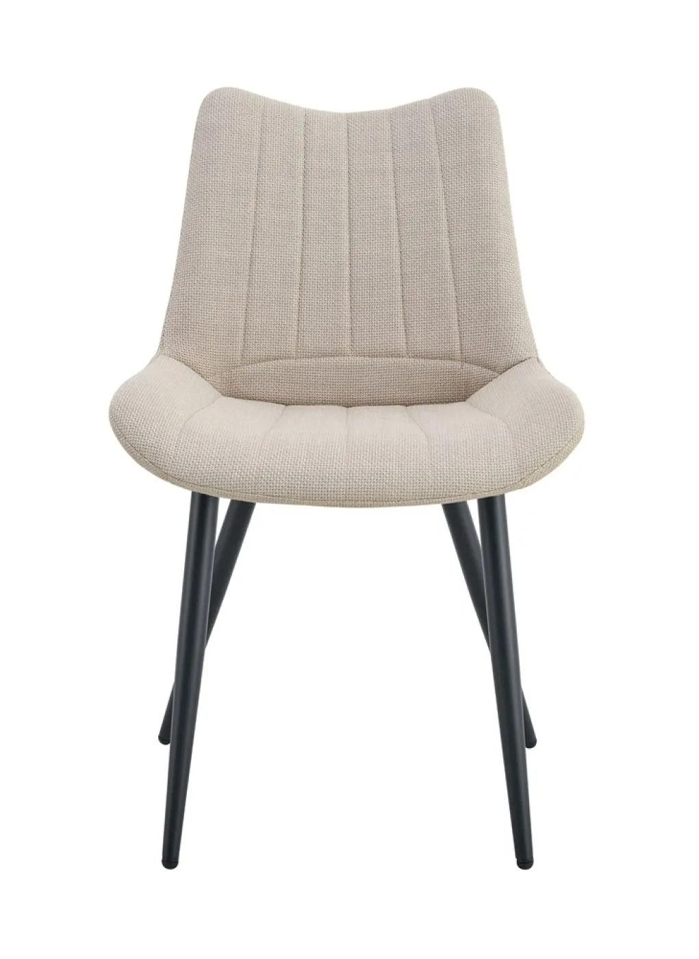 2er Set Stuhl Lotta | Webstoff | creme