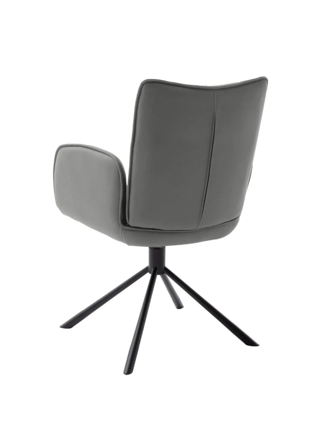 2er Set Stuhl Marin | mit Armlehnen | drehbar | anthrazit